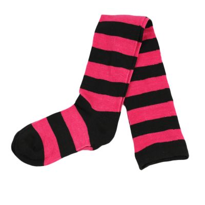 Stockings Fine Workmanship Long Color Block Striped Stockings Women